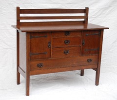 Gustav Stickley Strap Hinge Sideboard Model 814 1/2